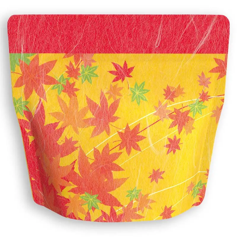 Yoshimura Pack 1373 Reusable Washi Paper Gift Bag – Autumn Maple Leaves 1