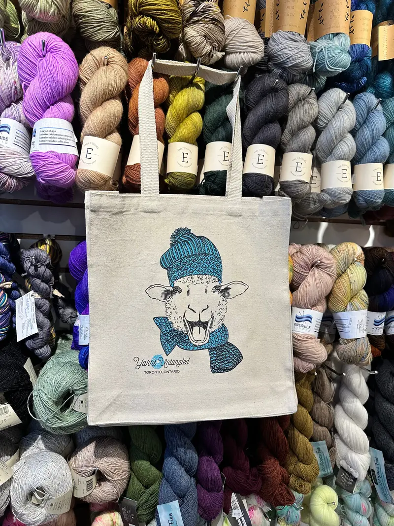 Yu Sheep Tote Bag – Stylish, Durable Carryall For Yarn & Supplies 1