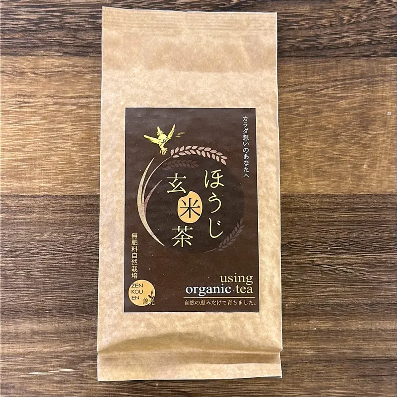 Zenkouen Genmai Hojicha – Naturally Cultivated Brown Rice Roasted Green Tea 1