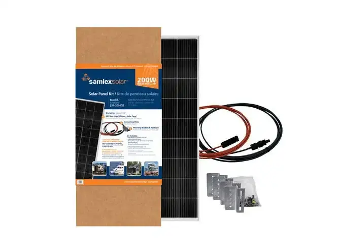 200-Watt Portable Solar Panel Kit – All-In-One Off-Grid Charging Solution 1
