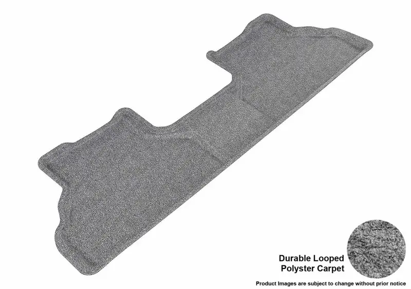 3D Maxpider Classic Gray Floor Mat – Second-Row Rear, Single-Piece Design 1