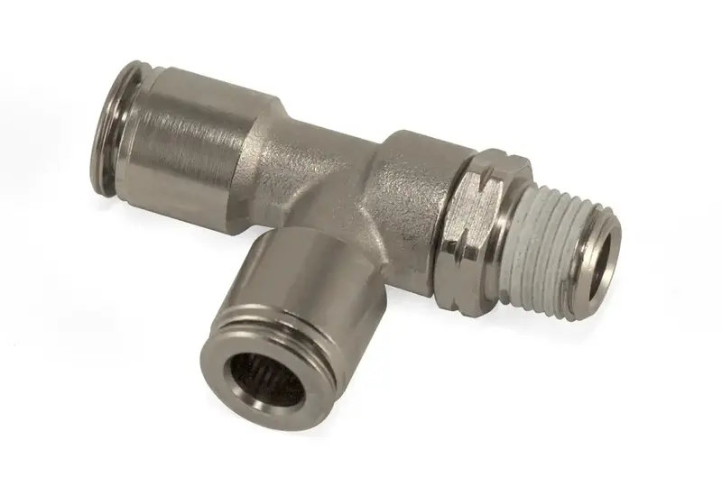 Air Lift 21841 1/8-Inch Mnpt To 1/4-Inch Ptc Tee Fitting For Air Suspension Systems 1