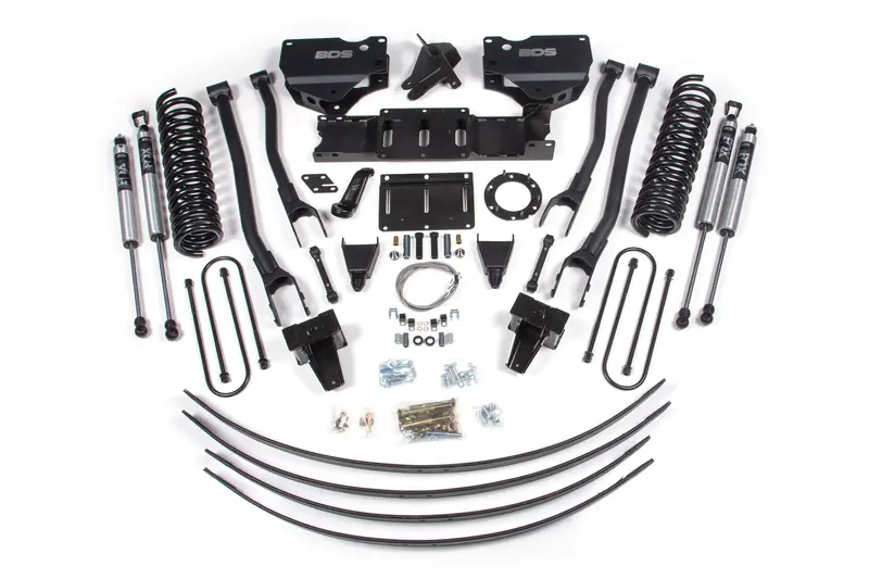 Bds Suspension 1728Fs 8-Inch Lift System For 2019–2022 Ram 3500 Diesel – 4-Link W/ Add-A-Leaf 1