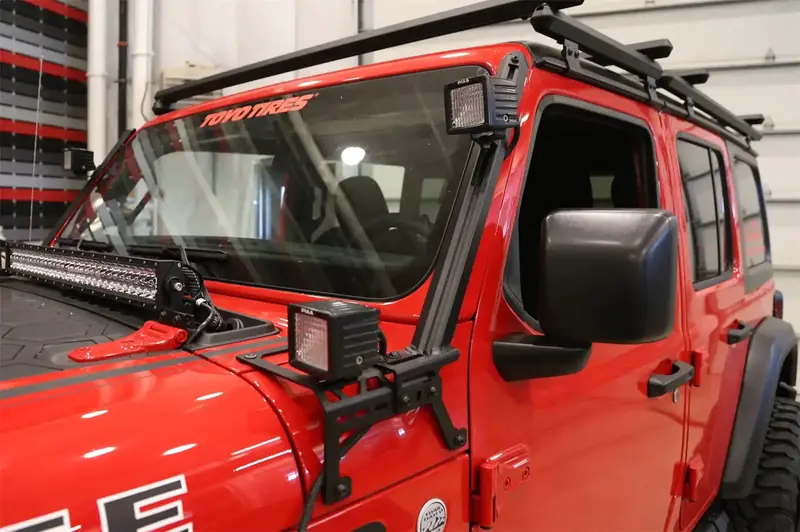 Dee Zee Dz4446Jl A-Pillar Mounting Bracket – Designed For Jeep Applications 1