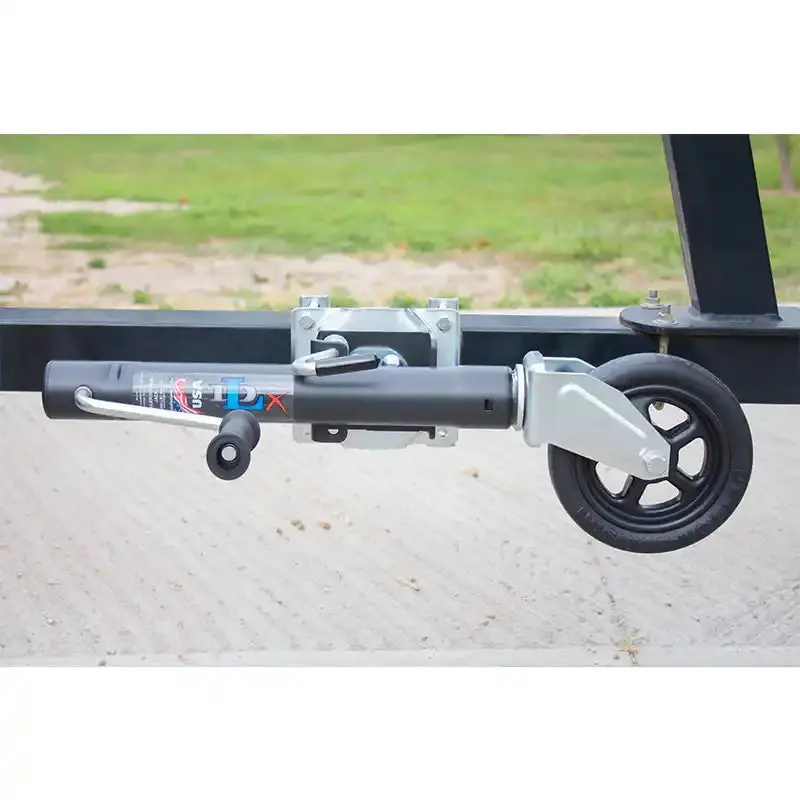 Dutton-Lainson 22210 Swivel Jack – 1500-Lb Capacity, 8-Foot Black Wheel Stand 1