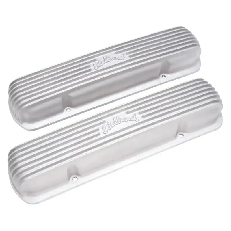 Edelbrock 41309 Finned Valve Cover – Cast Aluminum For Pontiac A-Body Engines 1