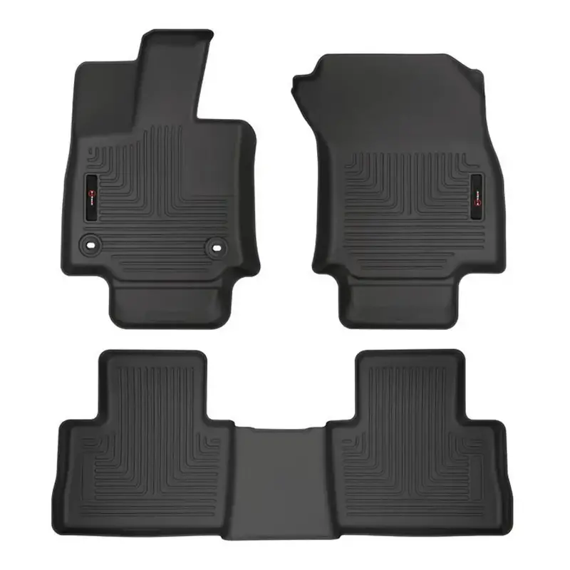 Enthuze Actent10559-2 All-Weather Floor Liners – Front + Second-Row Combo Set 1