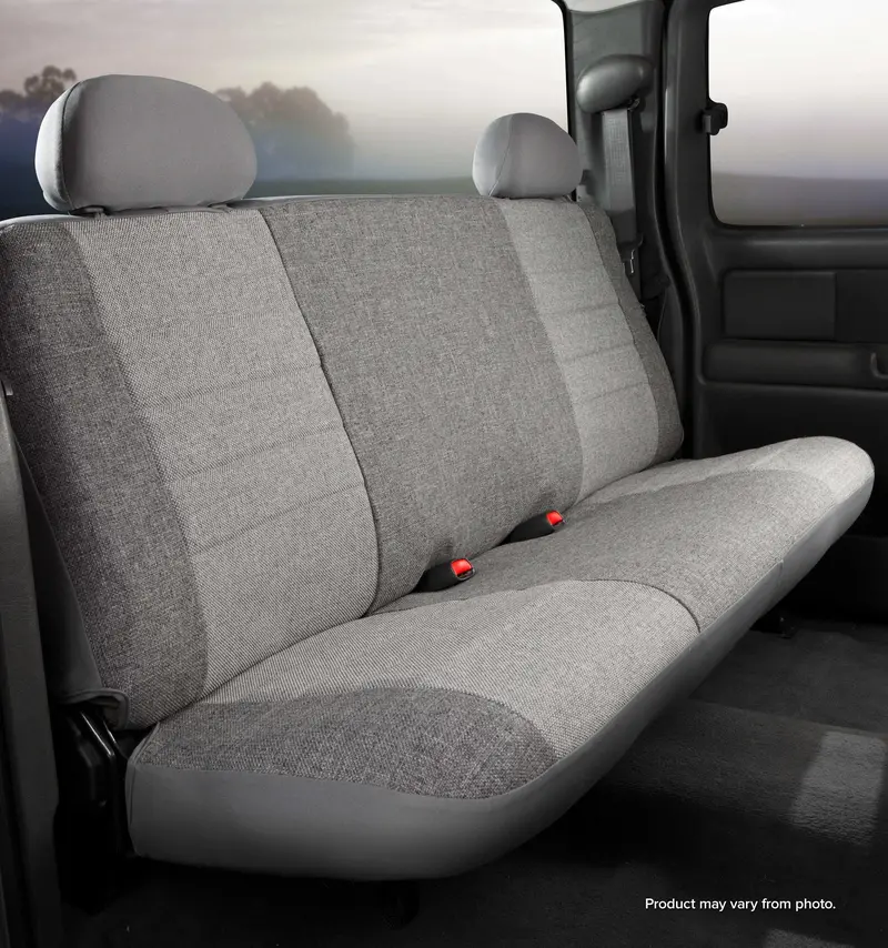 Fia Oe30 Series Custom-Fit Rear Seat Covers – Gray Tweed Fabric, Oe32-95 Model 1