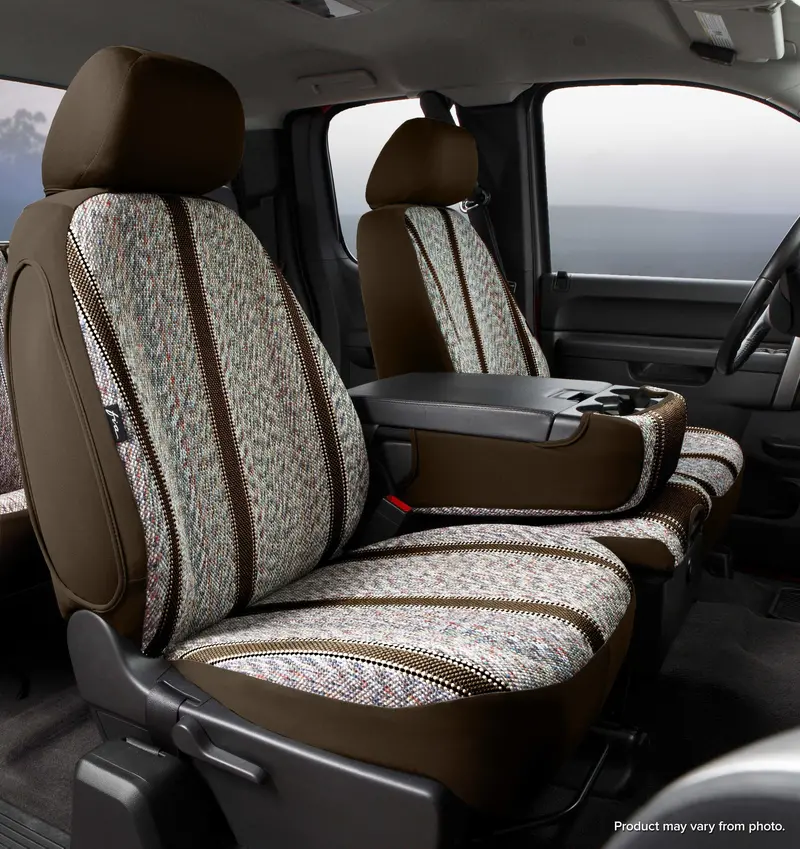 Fia Tr48-21 Brown Saddleblanket Custom-Fit Front Seat Covers For Jeep Wrangler 1