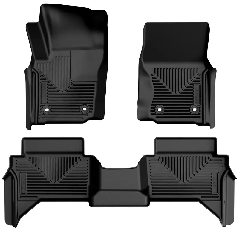 Husky Liners Weatherbeater Floor Mats – Front And Second-Row Coverage 1