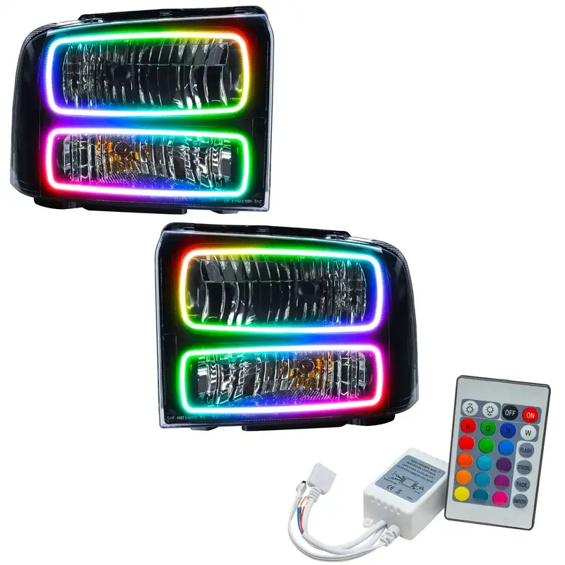Oracle Lighting 7147-504 Smd Colorshift Headlights – Pre-Assembled, Black Bezel 1