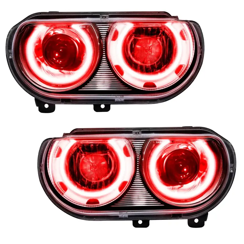 Oracle Lighting Smd Headlight Assembly – Pre-Wired Red Hid-Style Front Lights (Model 7132-003) 1