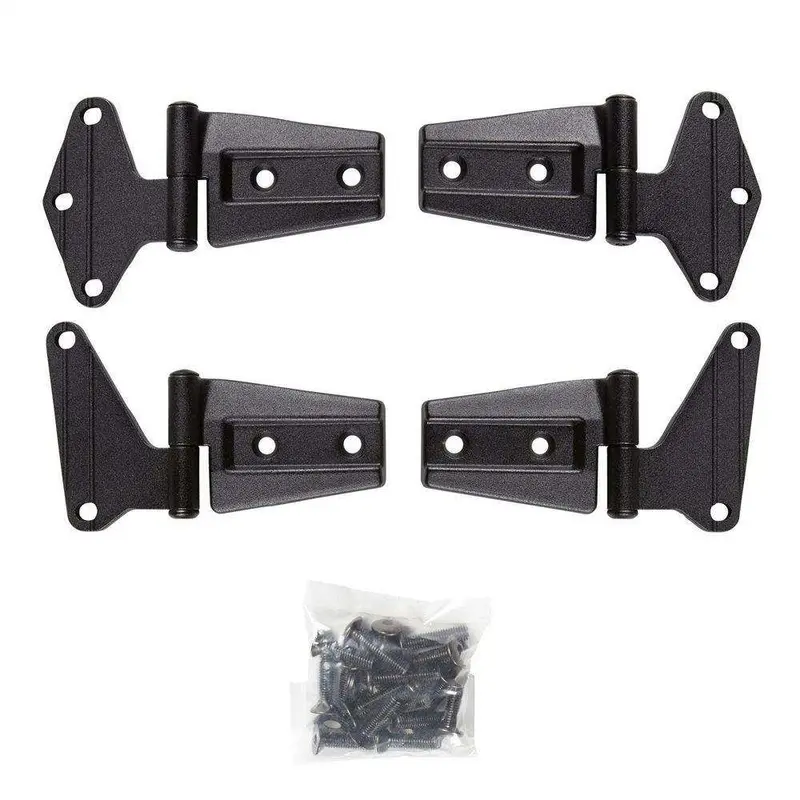 Smittybilt 7687 Heavy-Duty Black Door Hinge Kit 1