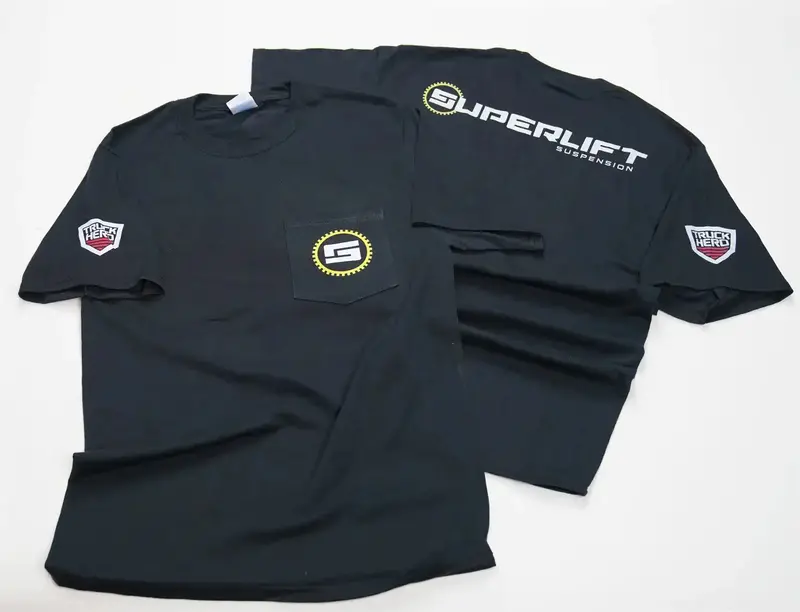Superlift Pc55P2Xl Jet Black Crew Neck T-Shirt – Size 2Xl 1