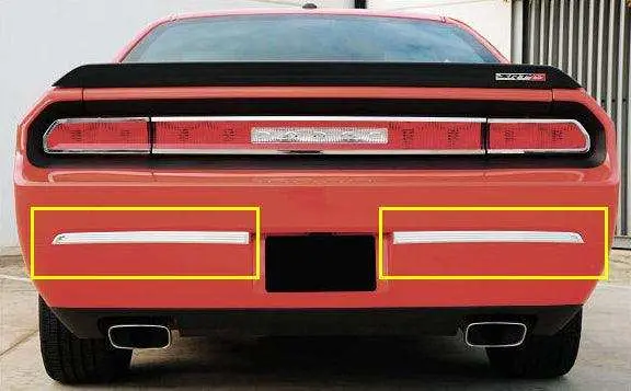 T-Rex Grilles 12417 Brushed Aluminum T1 Series Rear Bumper Trim Kit (2-Piece) 1