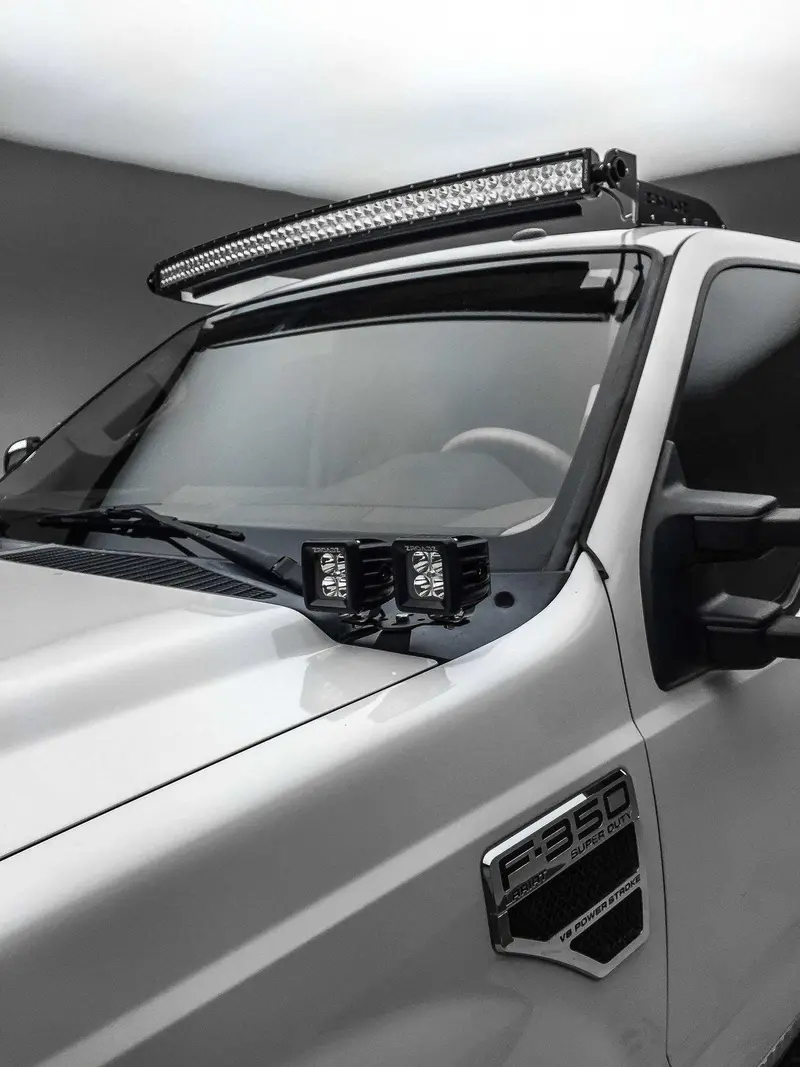 T-Rex Z365462 Hood Hinge & A-Pillar Led Mount Kit For Ford F-250/F-350 1
