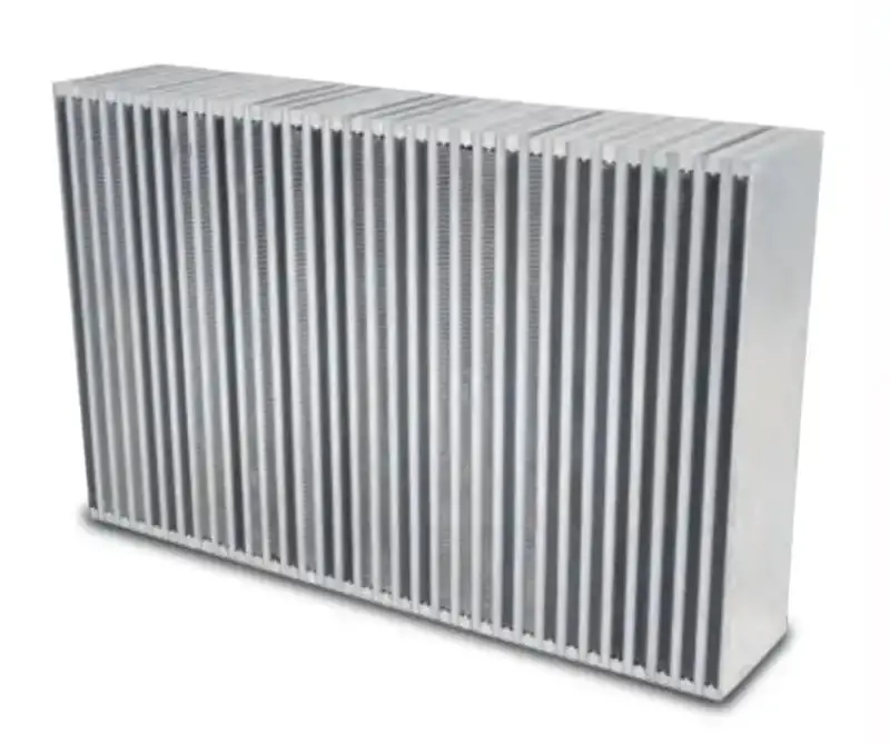 Vibrant Vertical-Flow Intercooler Core — 24" W × 12" H × 3.5" Thick 1