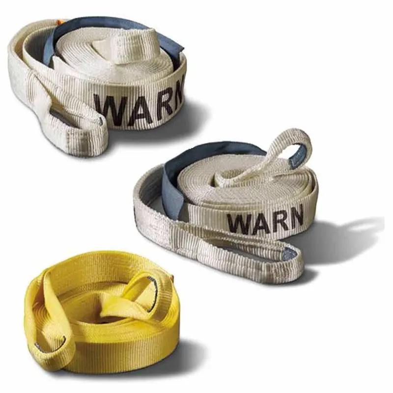 Warn 88913 Recovery Webbing – 3" X 30' Yellow Nylon Strap Rated To 21,600 Lbs 1