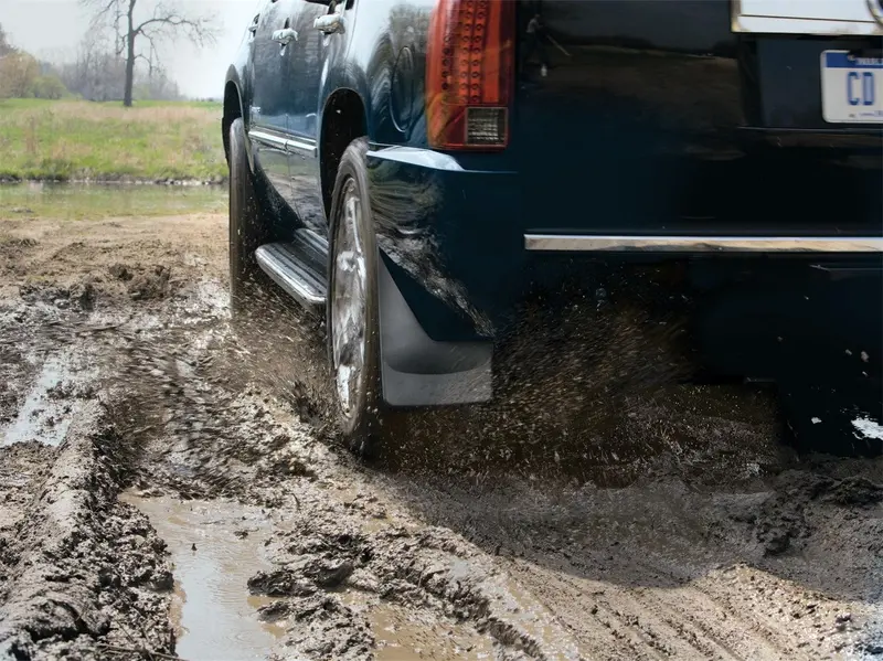 Weathertech 120029 No-Drill Digitalfit Mud Flaps – Black 1